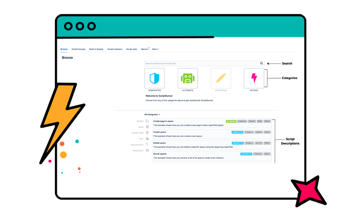 screenshot of scriptrunner for jira