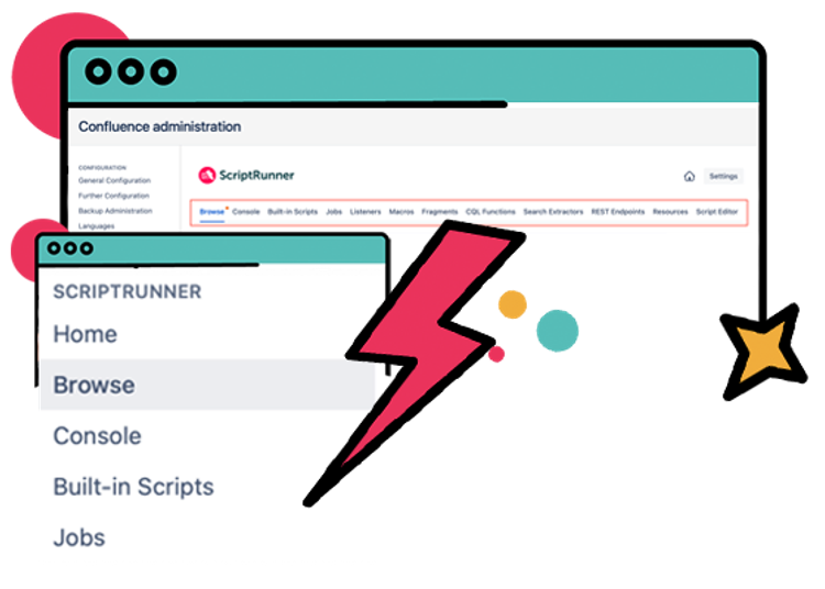 Navigating to ScriptRunner for Confluence