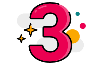 Pink number three
