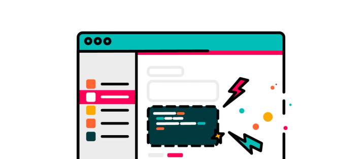 A script editor exudes lightning and sparks