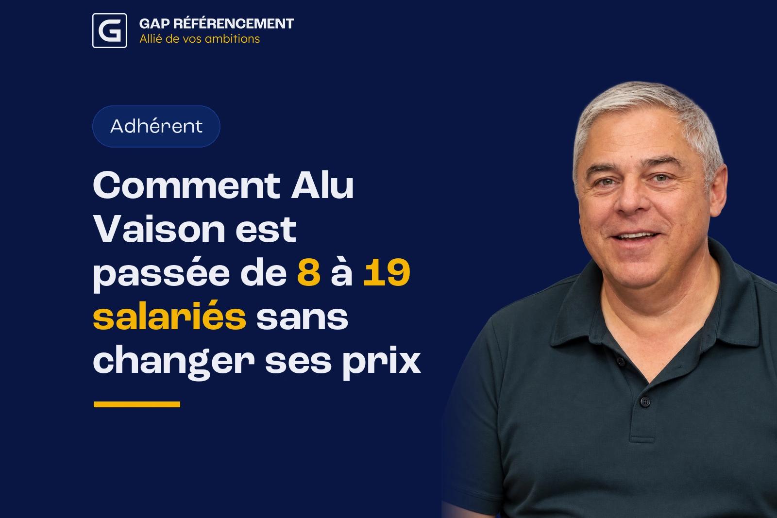 Freddy dirigeant de la société Alu Vaison
