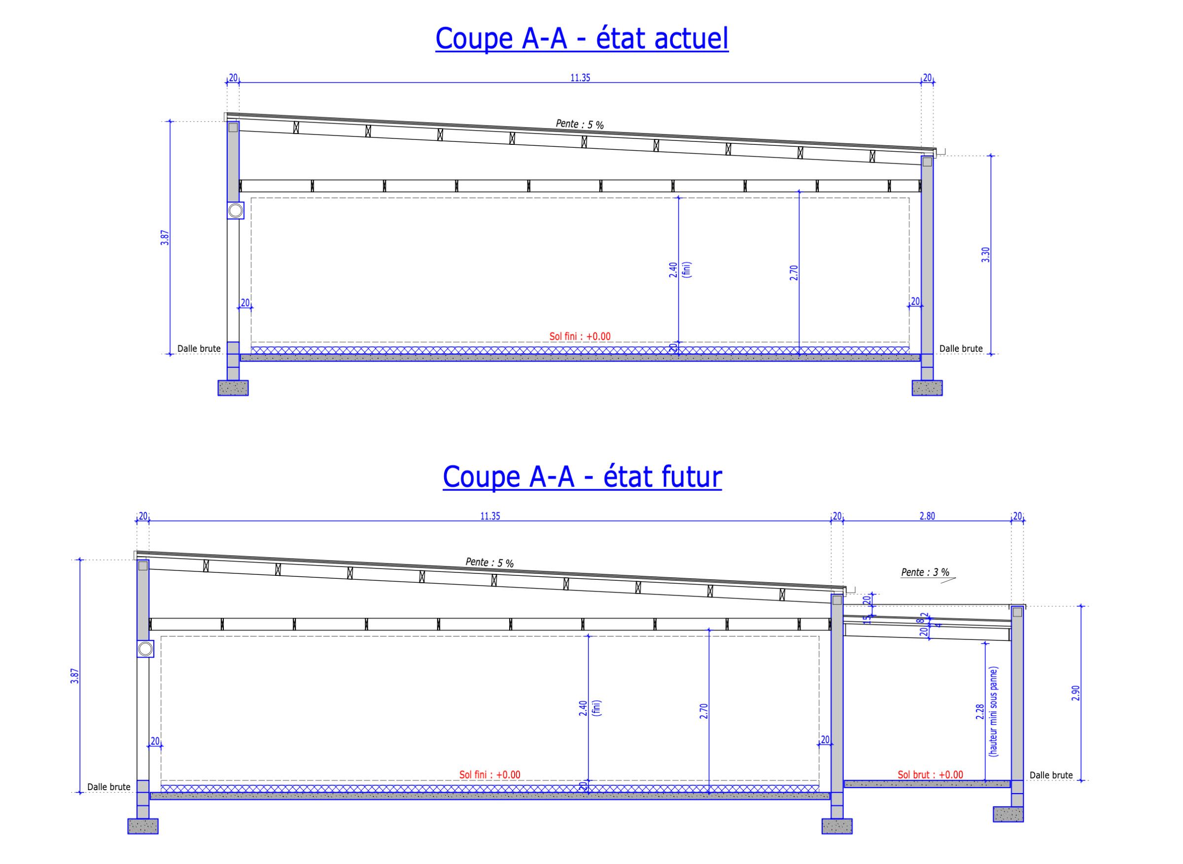 Plan Extension Lumineuse - 45 m²