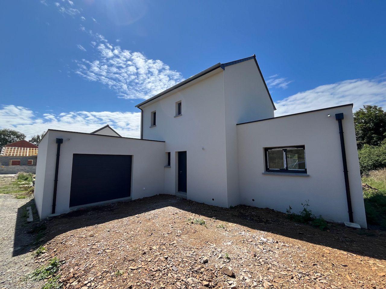 Maison Contemporaine Couverture Traditionnelle 2 Pans Étables-sur-mer