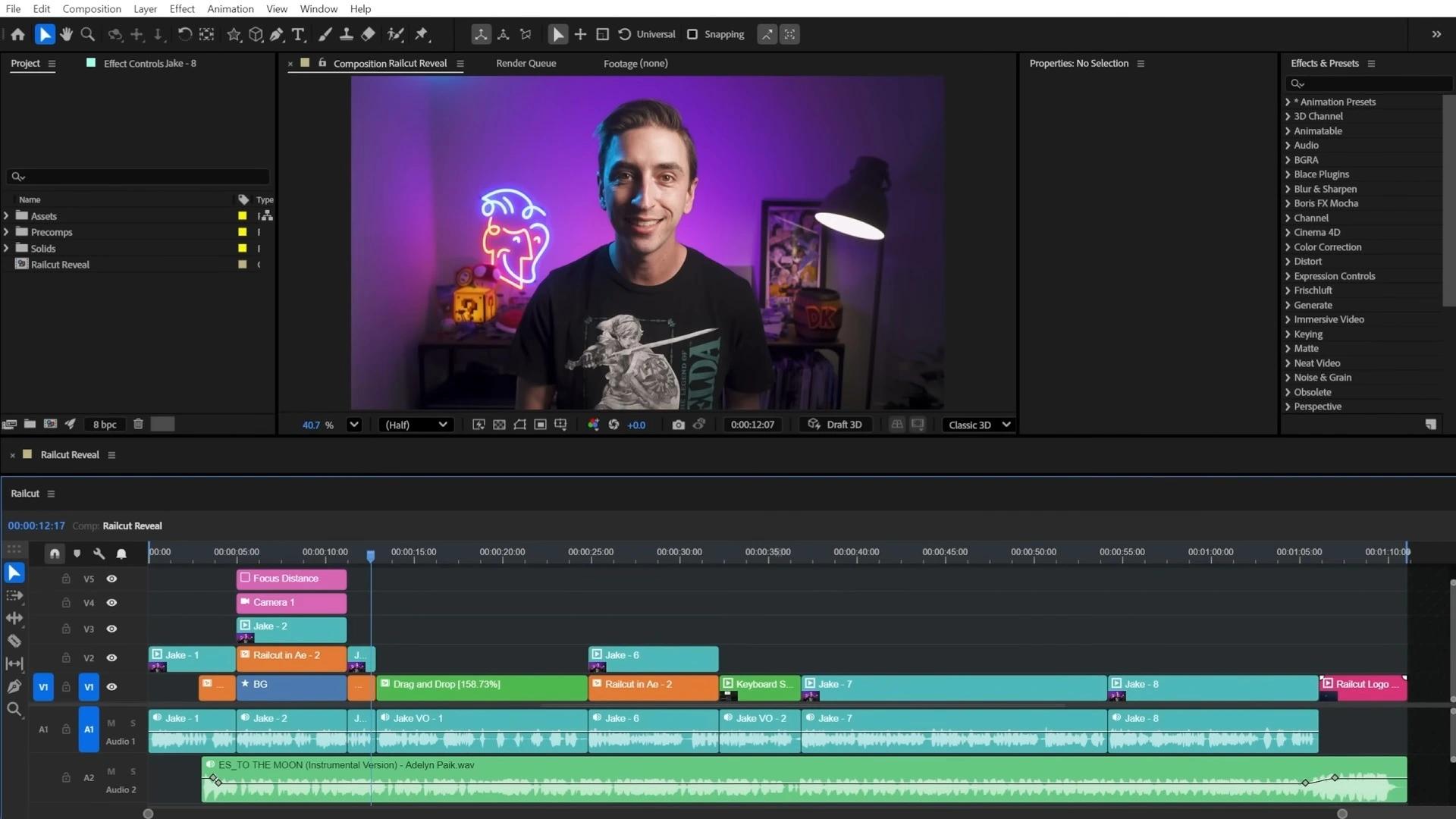 Railcut - After Effects