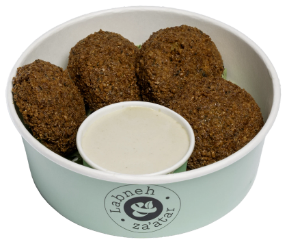 Falafel met knoflooksaus