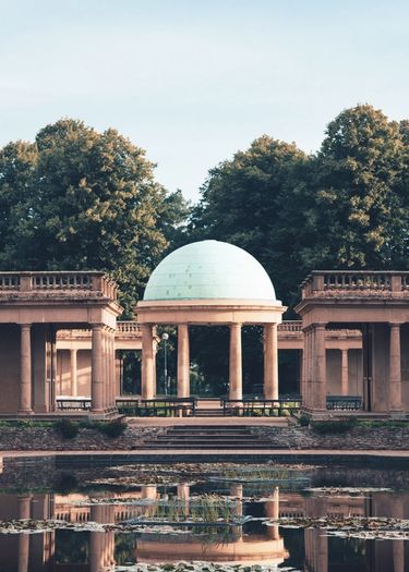Eaton Park bandstand in Norwich