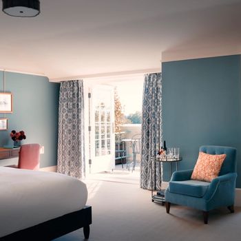 hotel room with balcony
