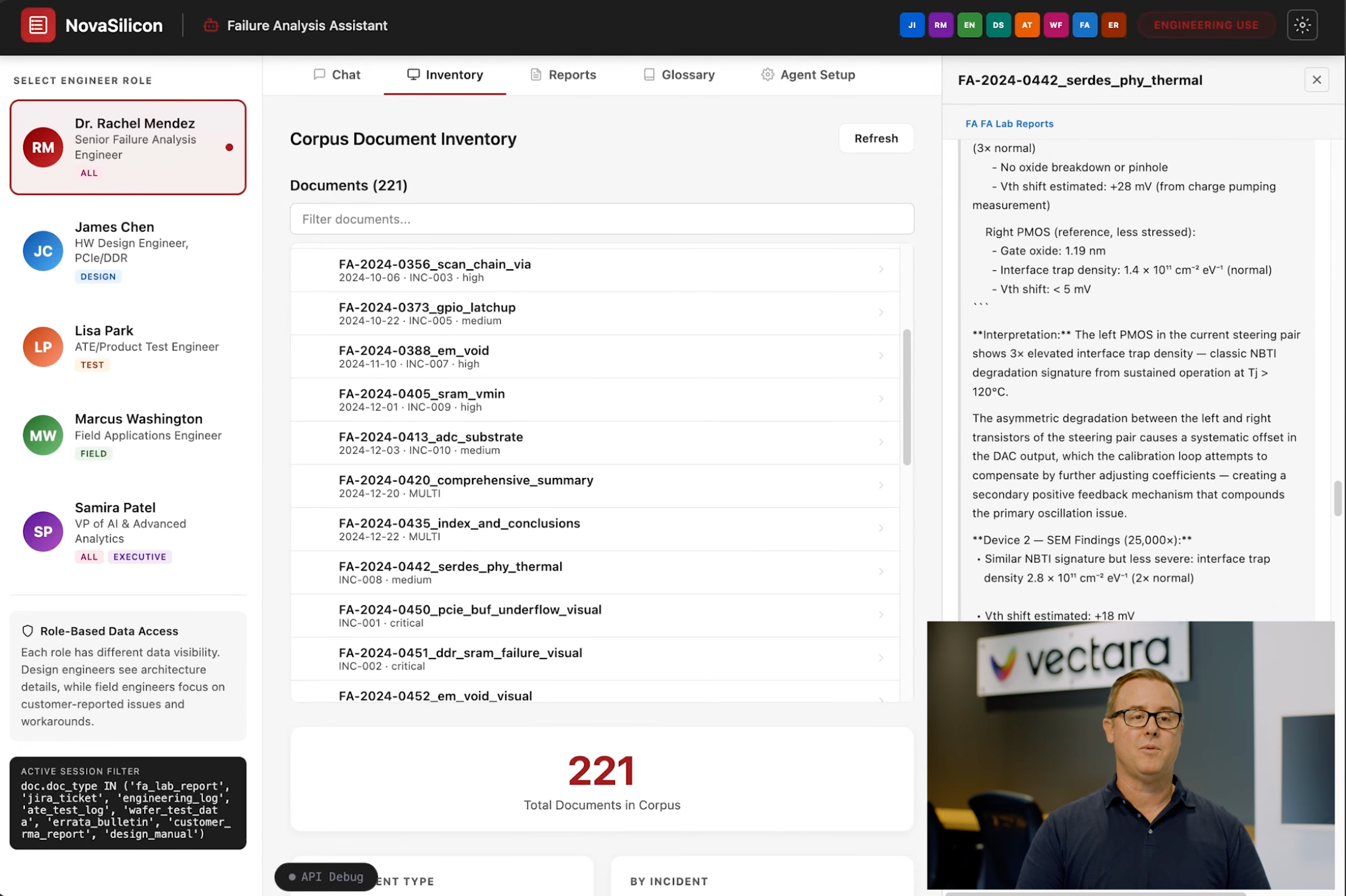 Creating AI Agents for Semiconductor Failure Analysis with Vectara