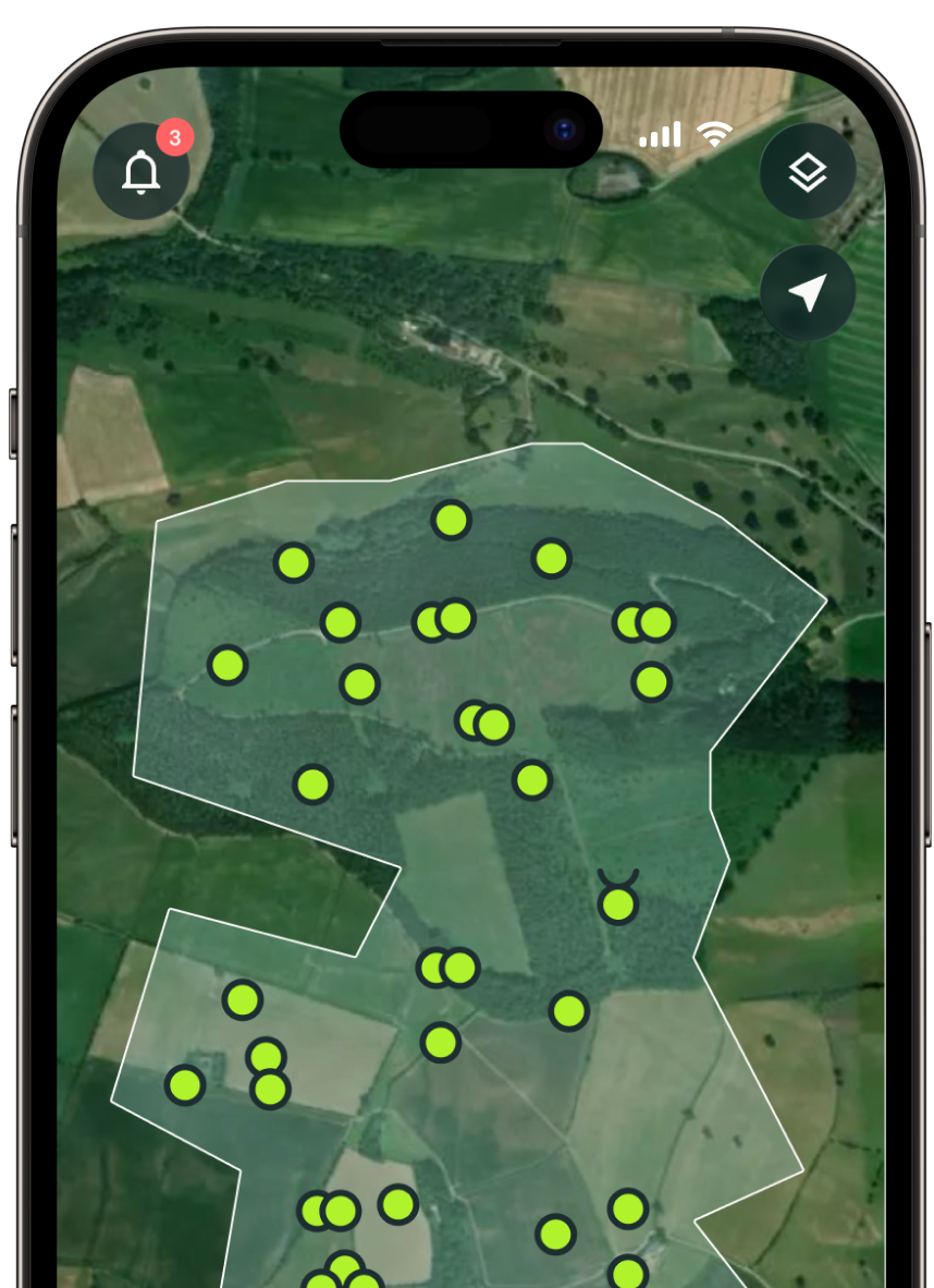 See every animal on map or list view.