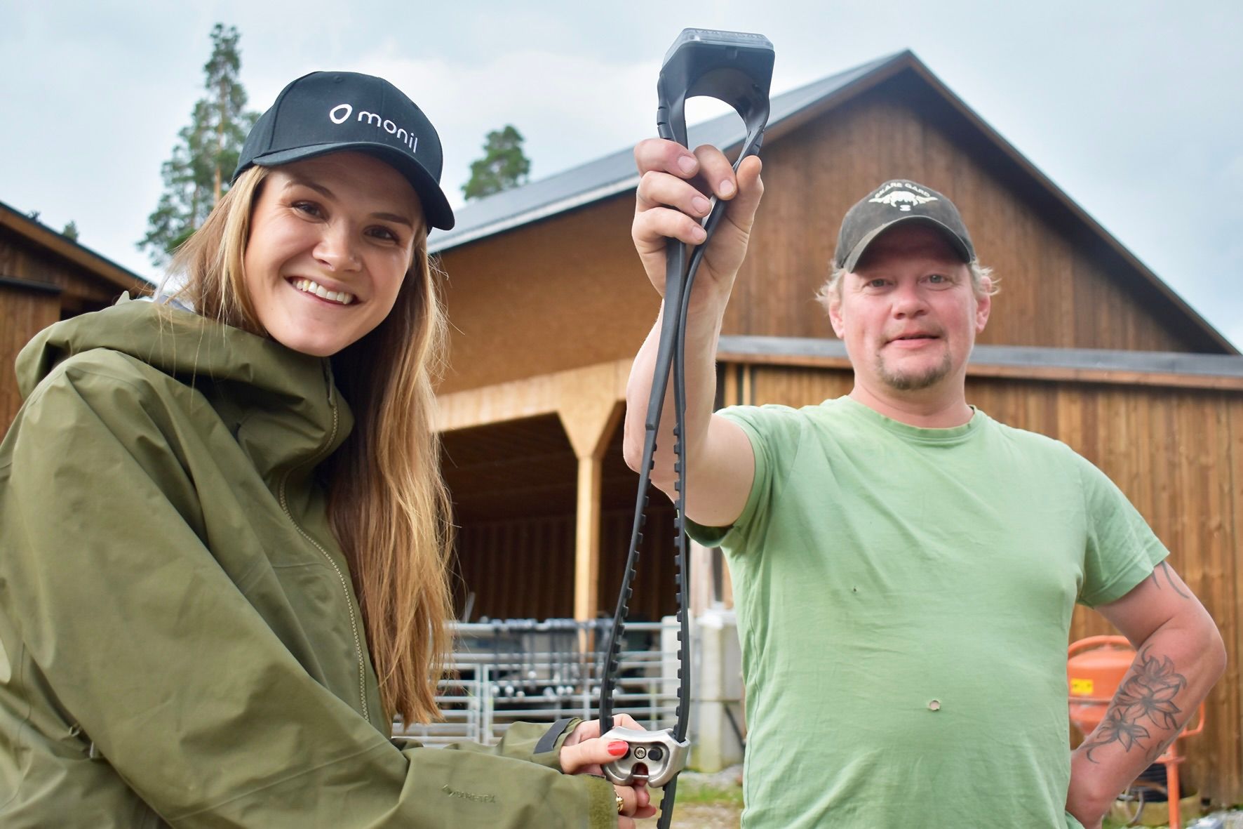 På besøk hos Monil-bonde