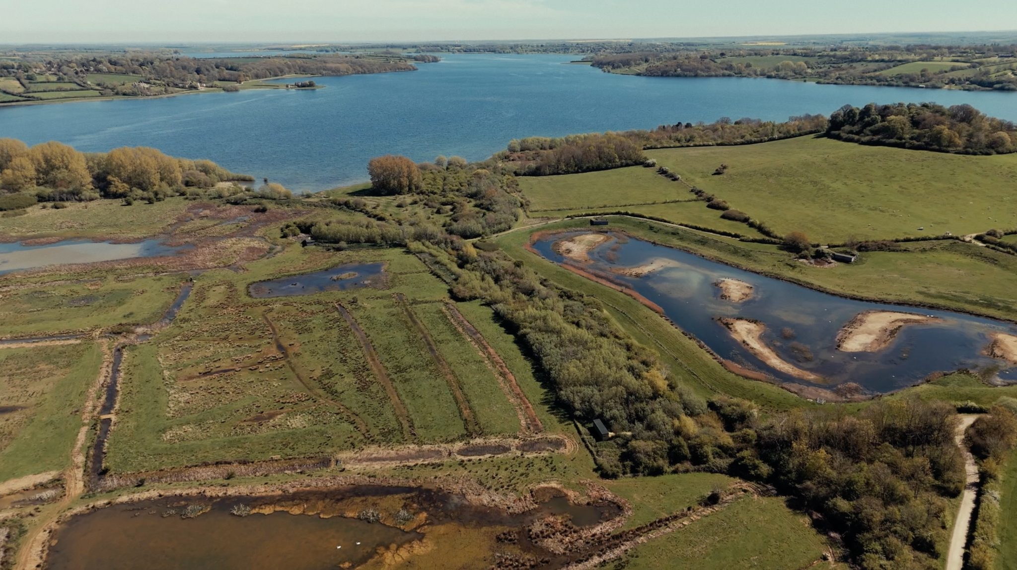 Rutland Water Nature Reserve is made up of multiple habitats and lagoons