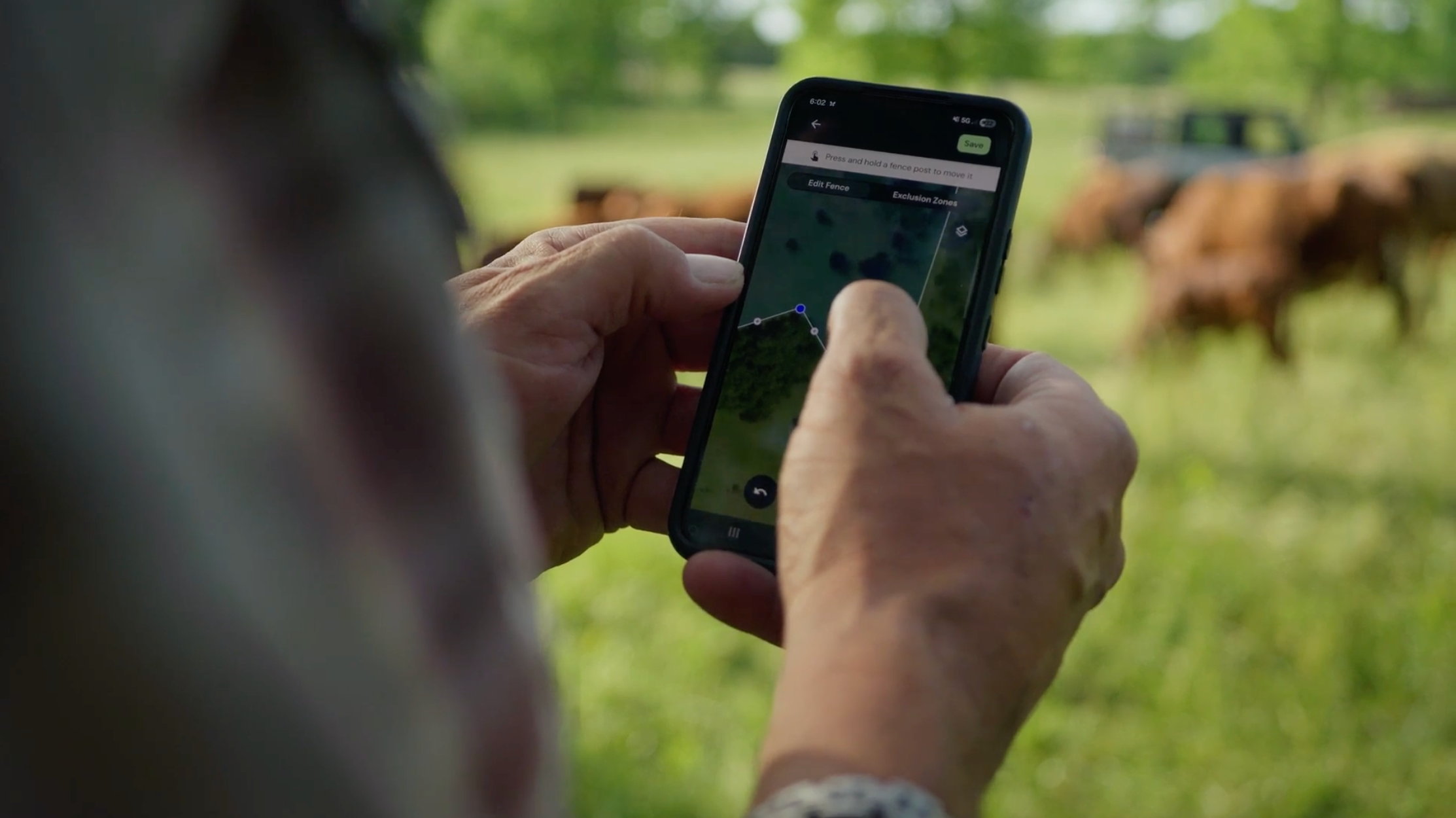 Virtual fencing & pasture moves