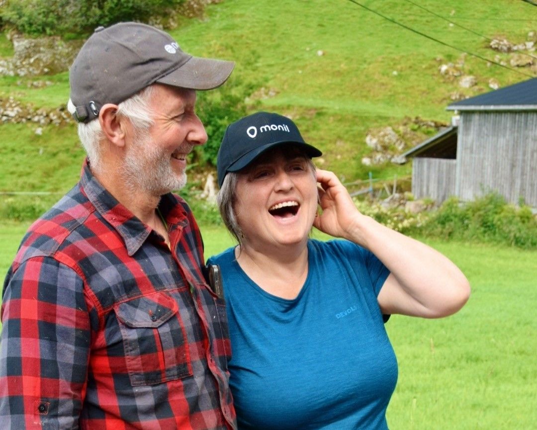 Stein Olav Fattnes og Ingvild Hovind driver gården Fattnes Vestre