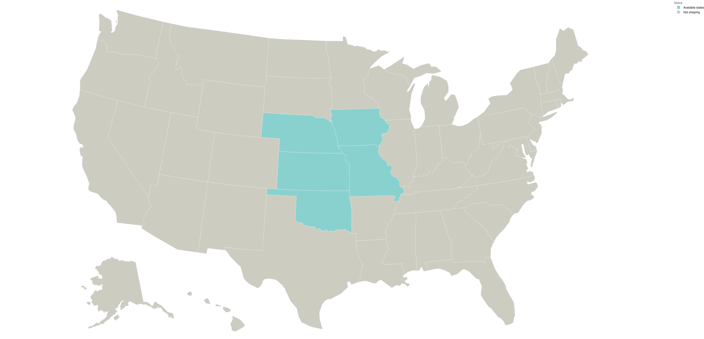 Shipping map: Monil virtual fences
