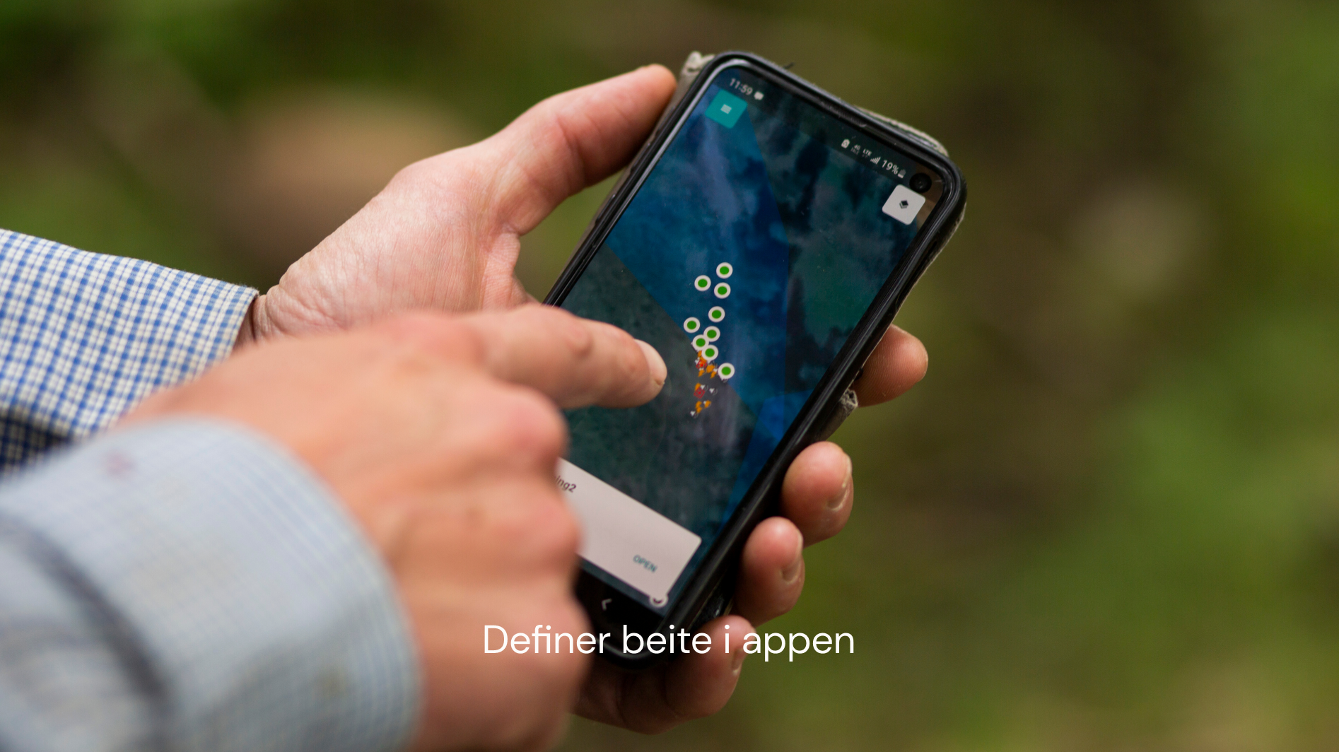 Definer beite i appen