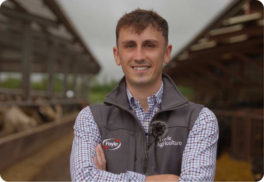 Person on phone placing grid