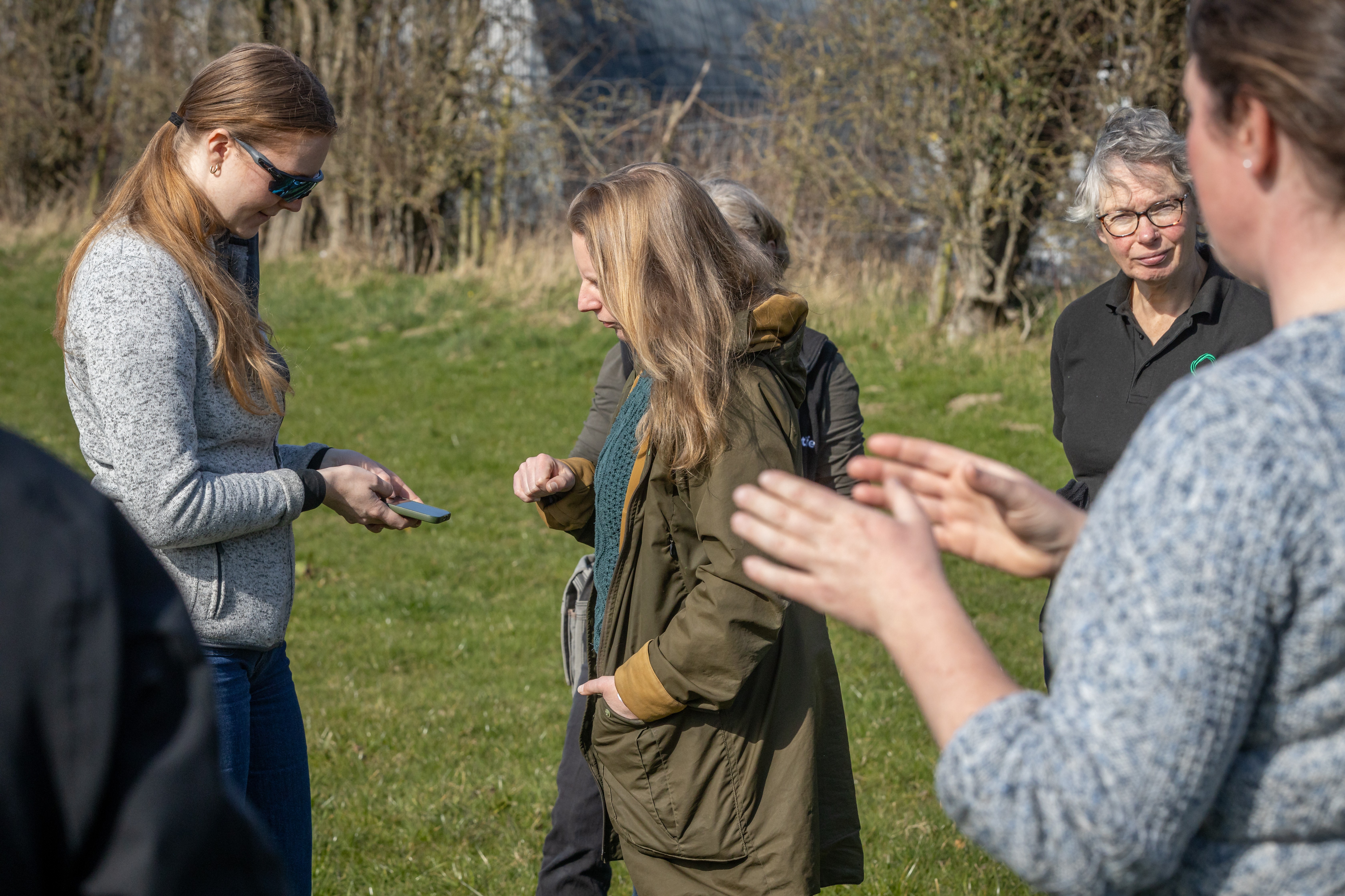 Showing the app part of the Monil system 