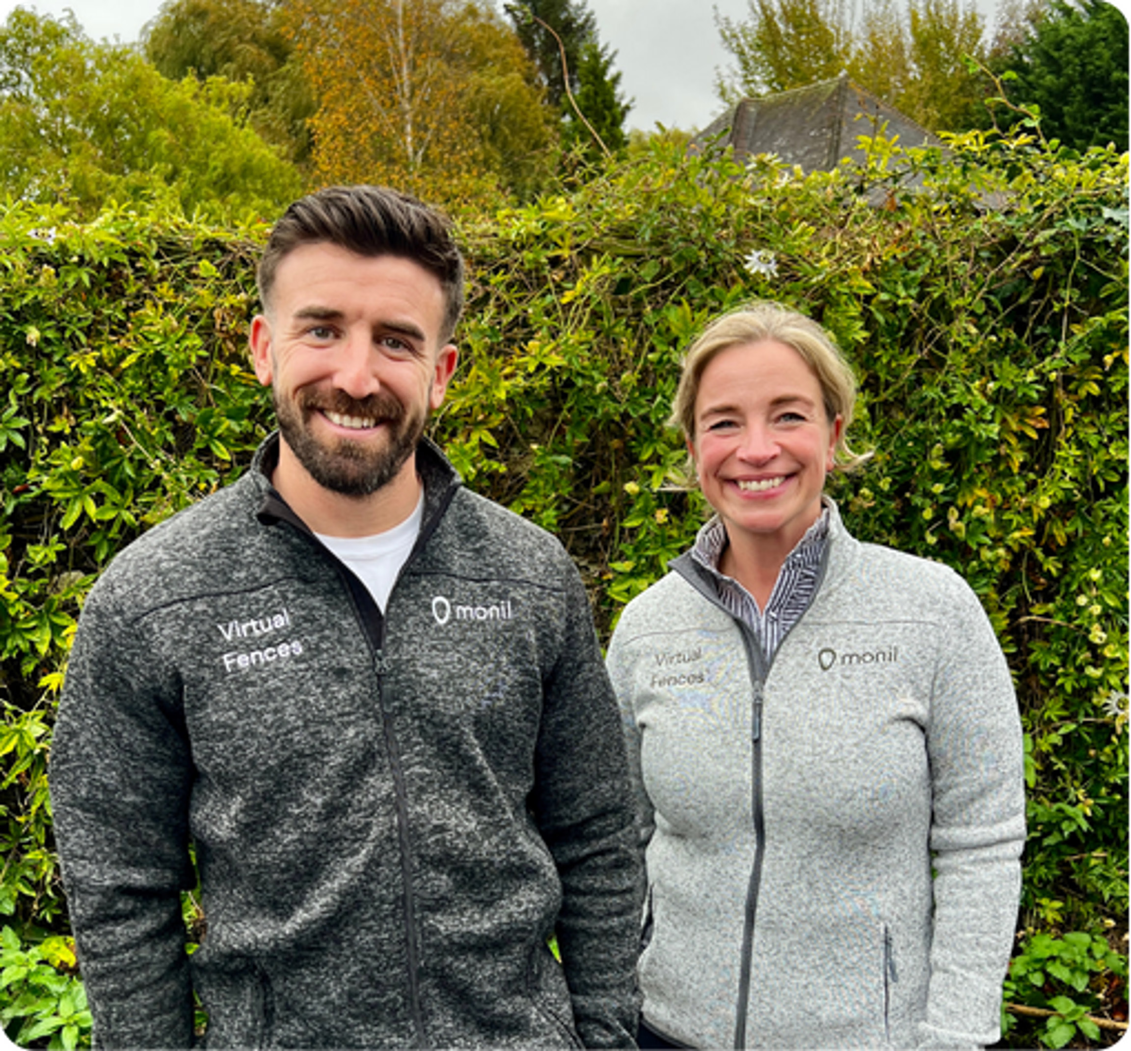 Matt and Sally, Monil Virtual Fencing UK Representatives