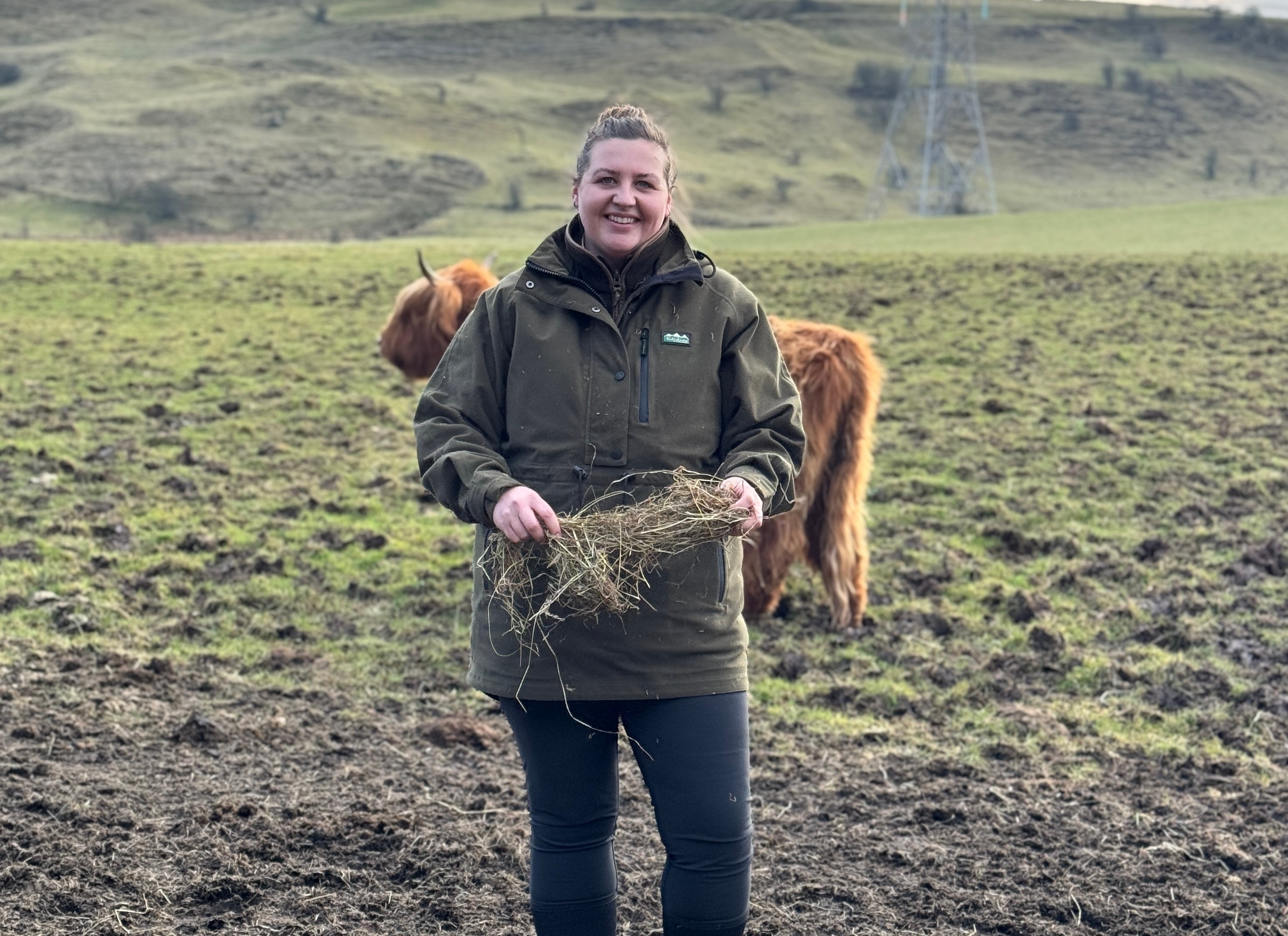 Nic MacLeod with a Monil cow