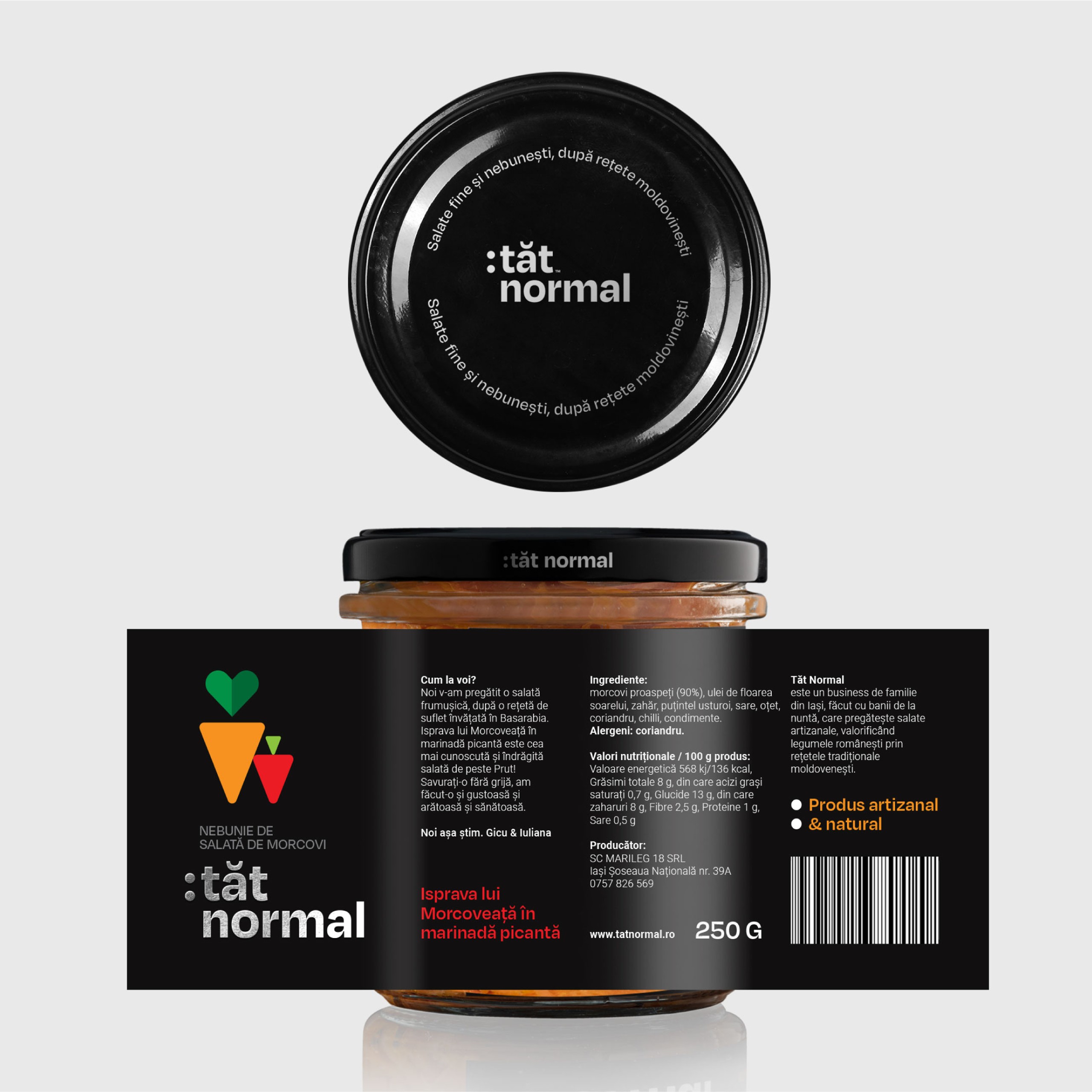 tat normal label design