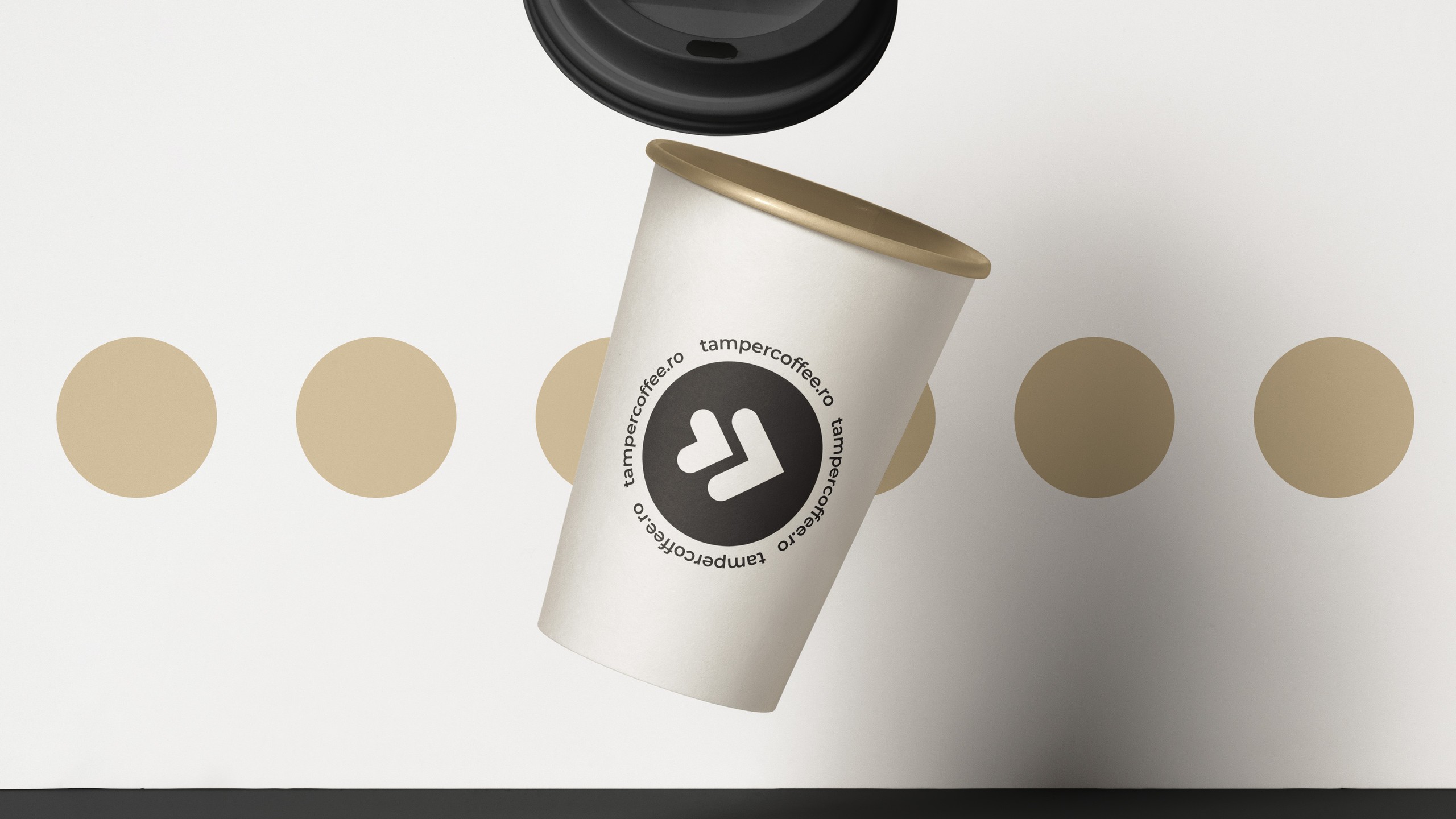tamper coffee to go cups