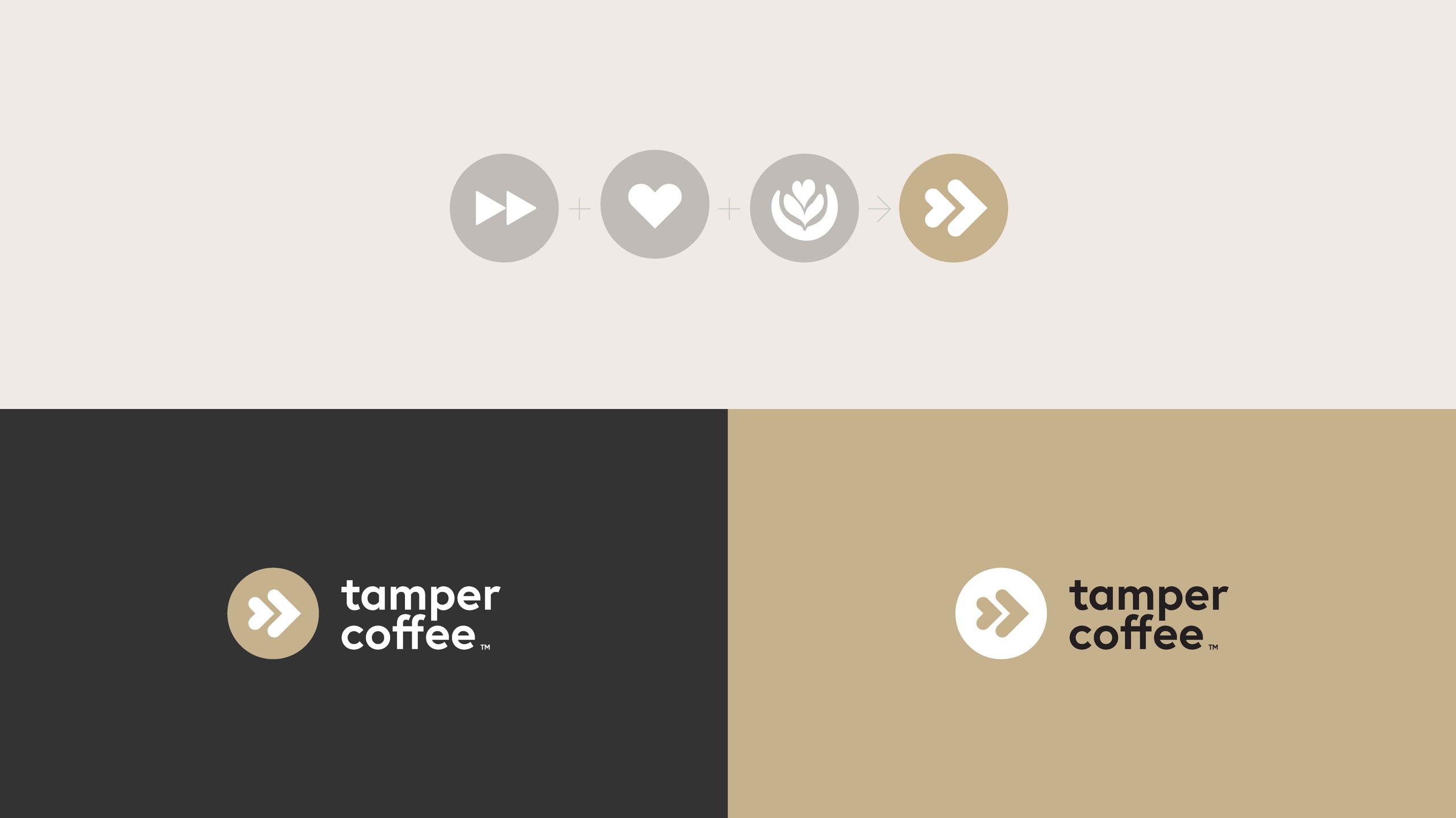 tamper coffee logo idea