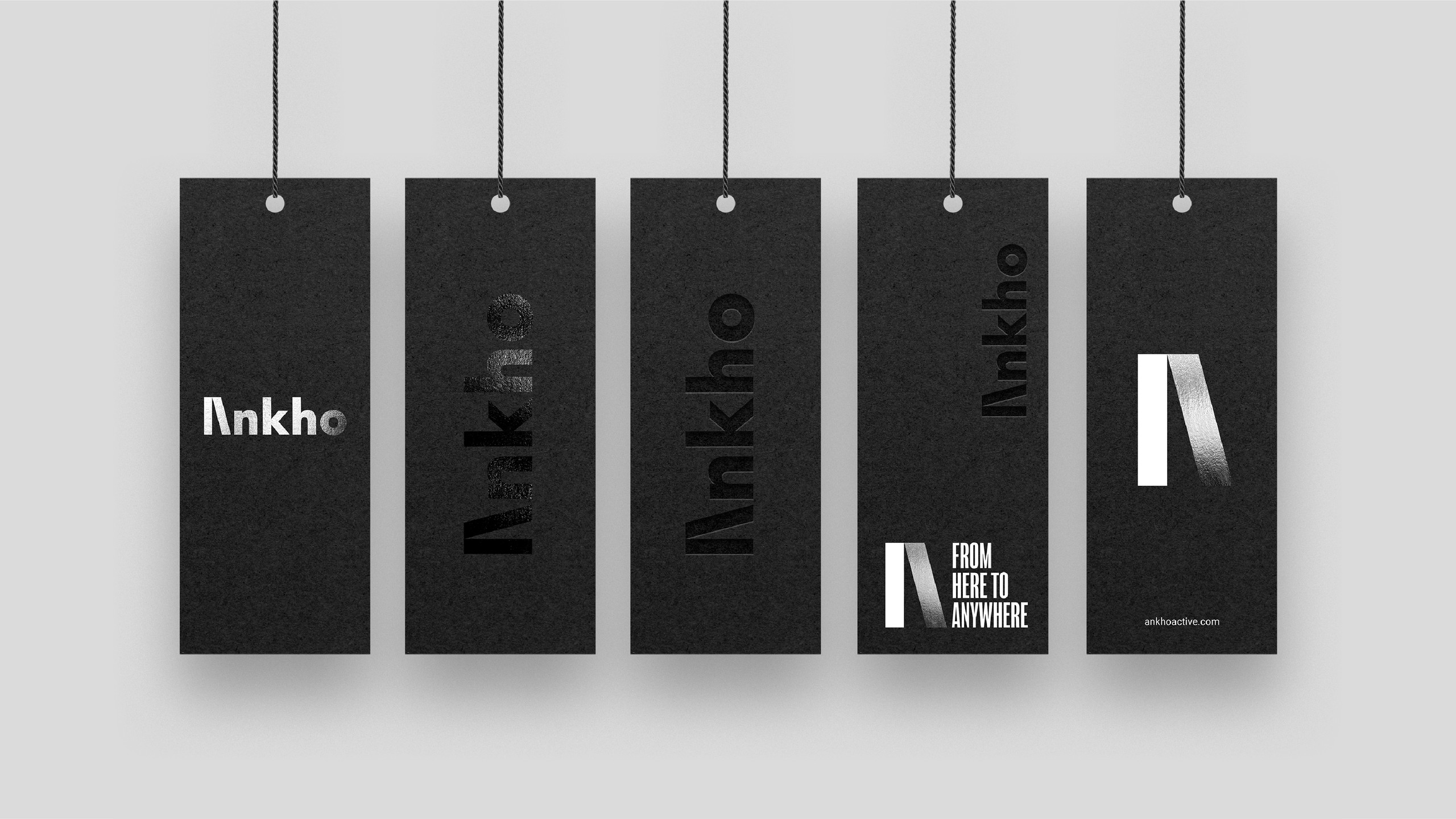 ankho price tag and label design