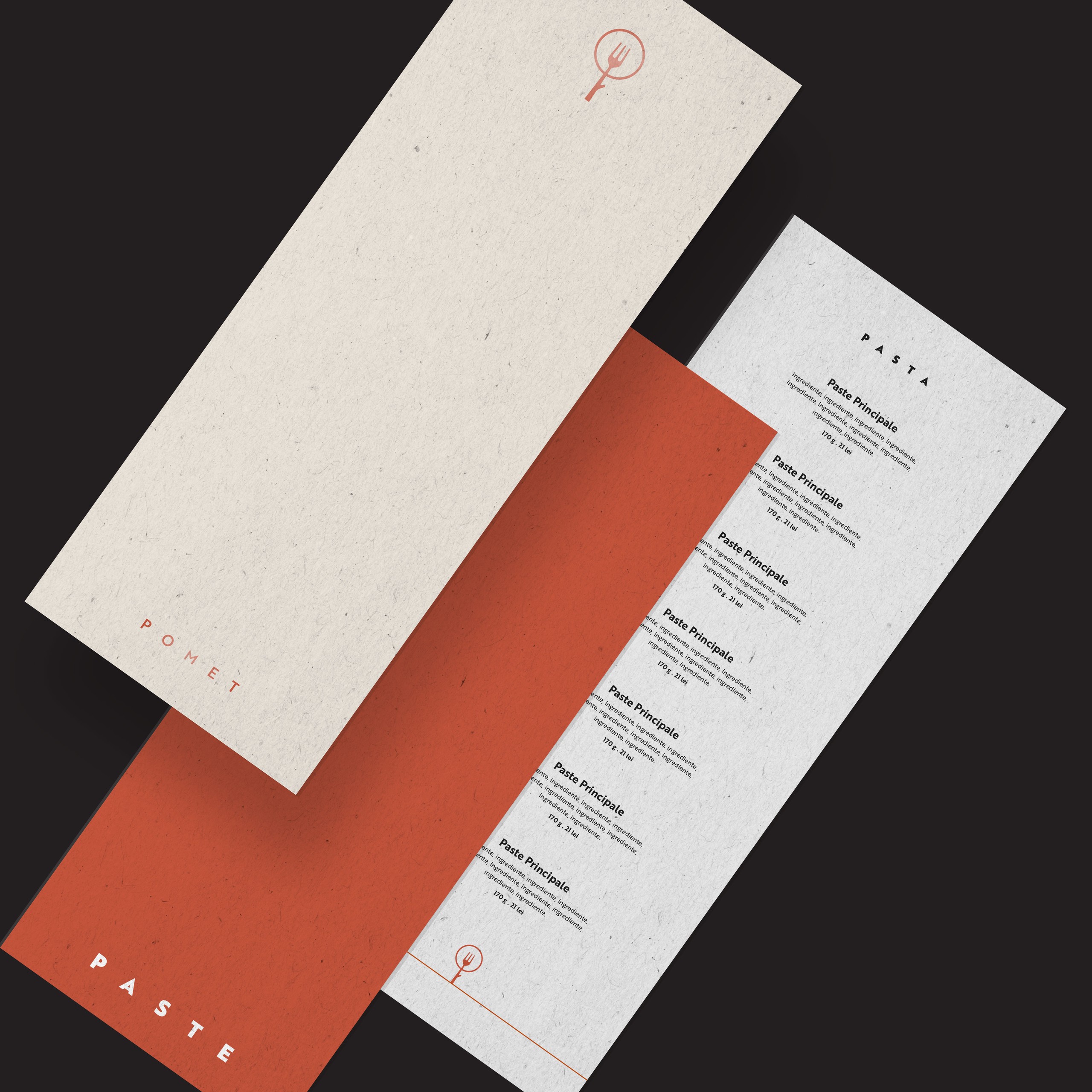Pomet menu