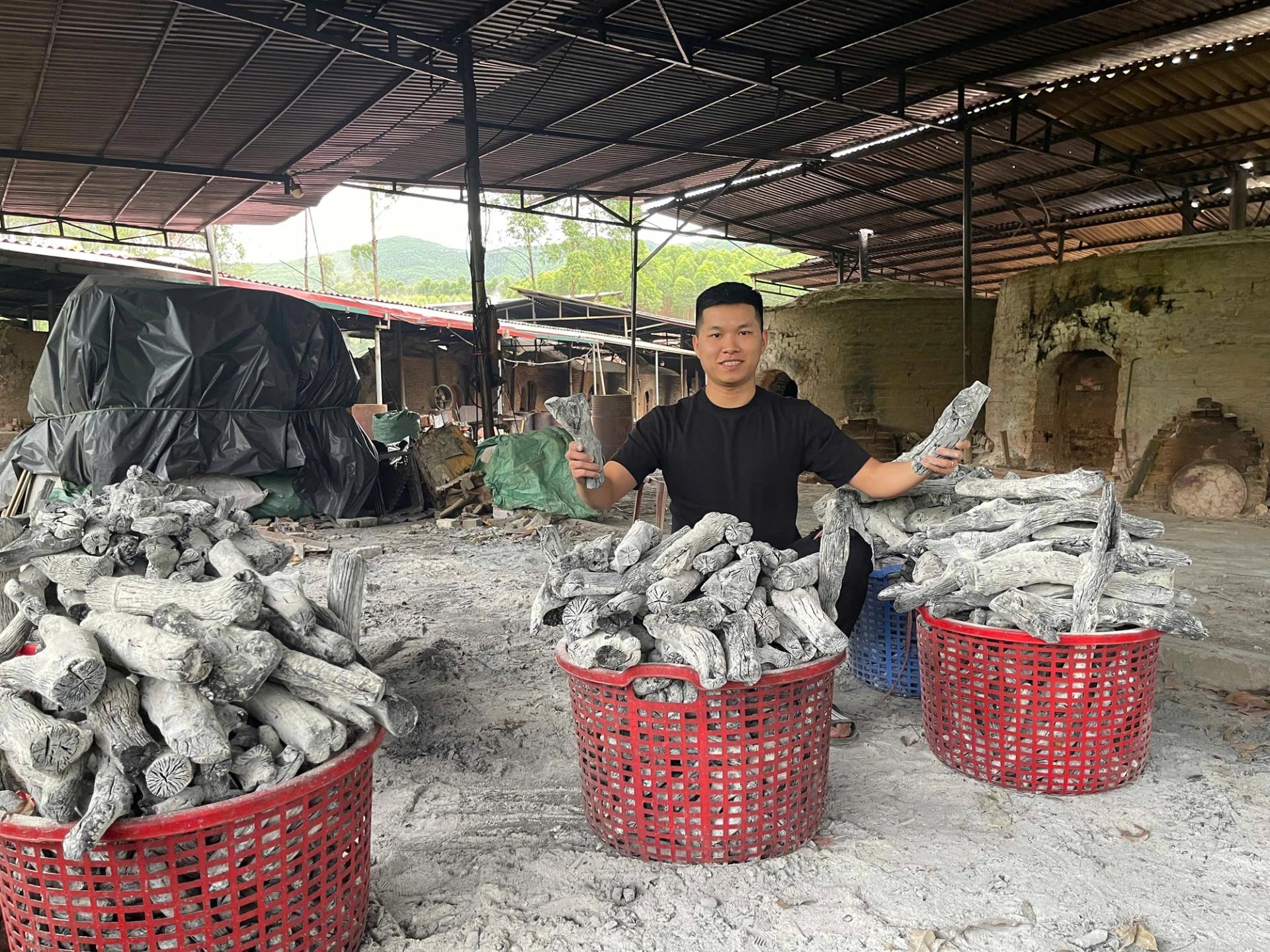 Longan Wood White Charcoal