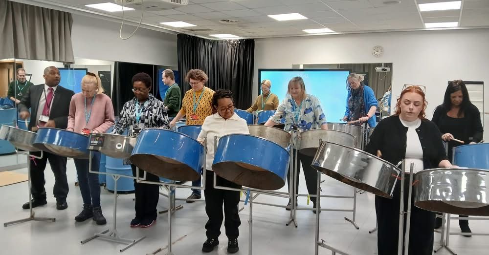 Steel pan course at Kirklees College