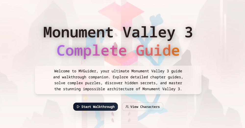 image of monument valley 3 guide image of monument valley 3 guide
