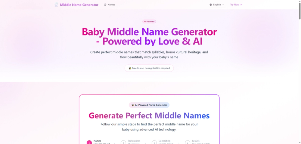 image of Middle Name Generator