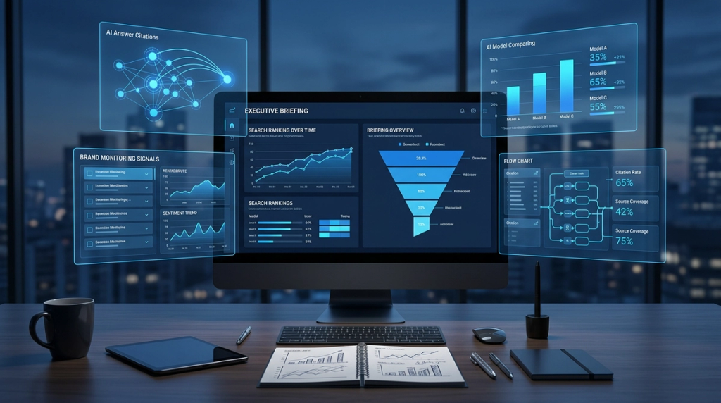 Illustration for: What Percentage of Marketing Teams Use Markgrid Alongside Traditional SEO and Brand Monitoring Tools?