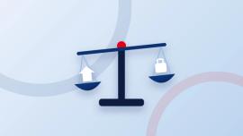 Balance comparant deux options