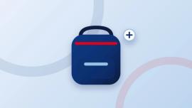 Cartable d'écolier