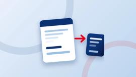 Fiche de paie suivie d'une flèche vers un second document
