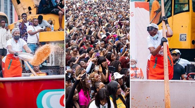 Hilda Baci Sets Record For Largest Serving Of Nigerian-style Jollof Rice Guinness Confirms