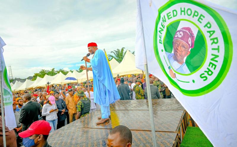 Benjamin Okezie Kalu yesterday at Abia Hotels Umuahia
