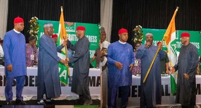 Politics: ADC Presidential Candidate Atiku Visits Amaechi After Party Primary