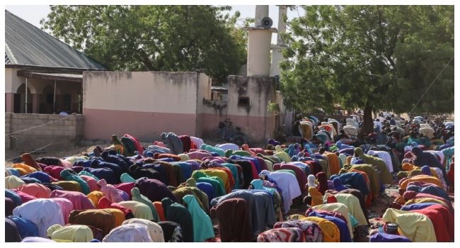 Top story: Muslim Faithful Nigeria Mark End Of Ramadan