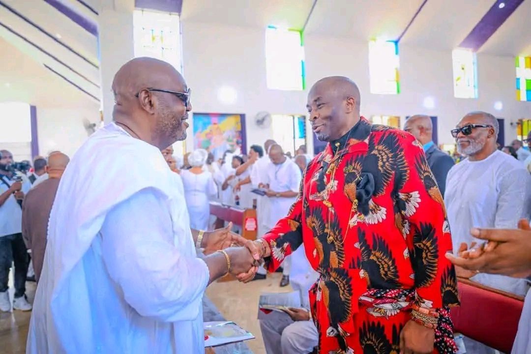 Just In: Rep. Benjamin Okezie Kalu Pays Tribute at Funeral of Colleague’s Mother