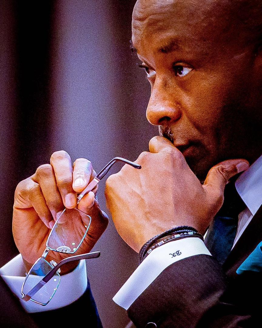 A leader in deep thought.