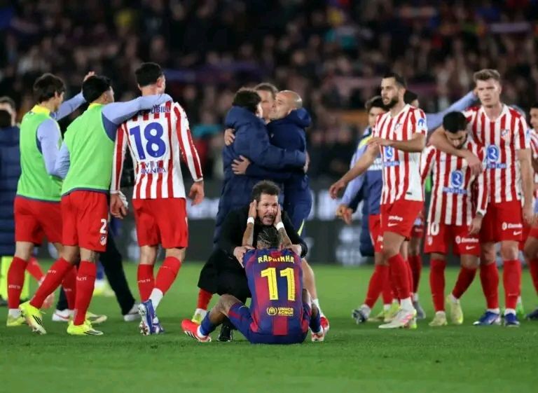 Sports: Atletico Reach Copa Del Rey Final Despite Heavy Defeat To Barca