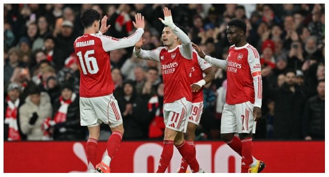 Sports: Quadruple Chasing Arsenal Rout Wigan To Reach FA Cup Fifth Round
