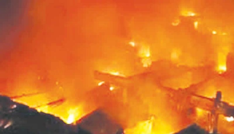 Independence Day fire destroys 26 shops in Lagos market