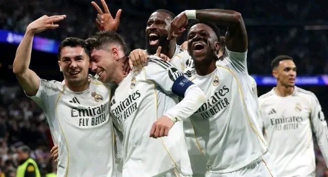 Sports: UCL: Real Madrid Outclass Manchester City In Last 16 Clash