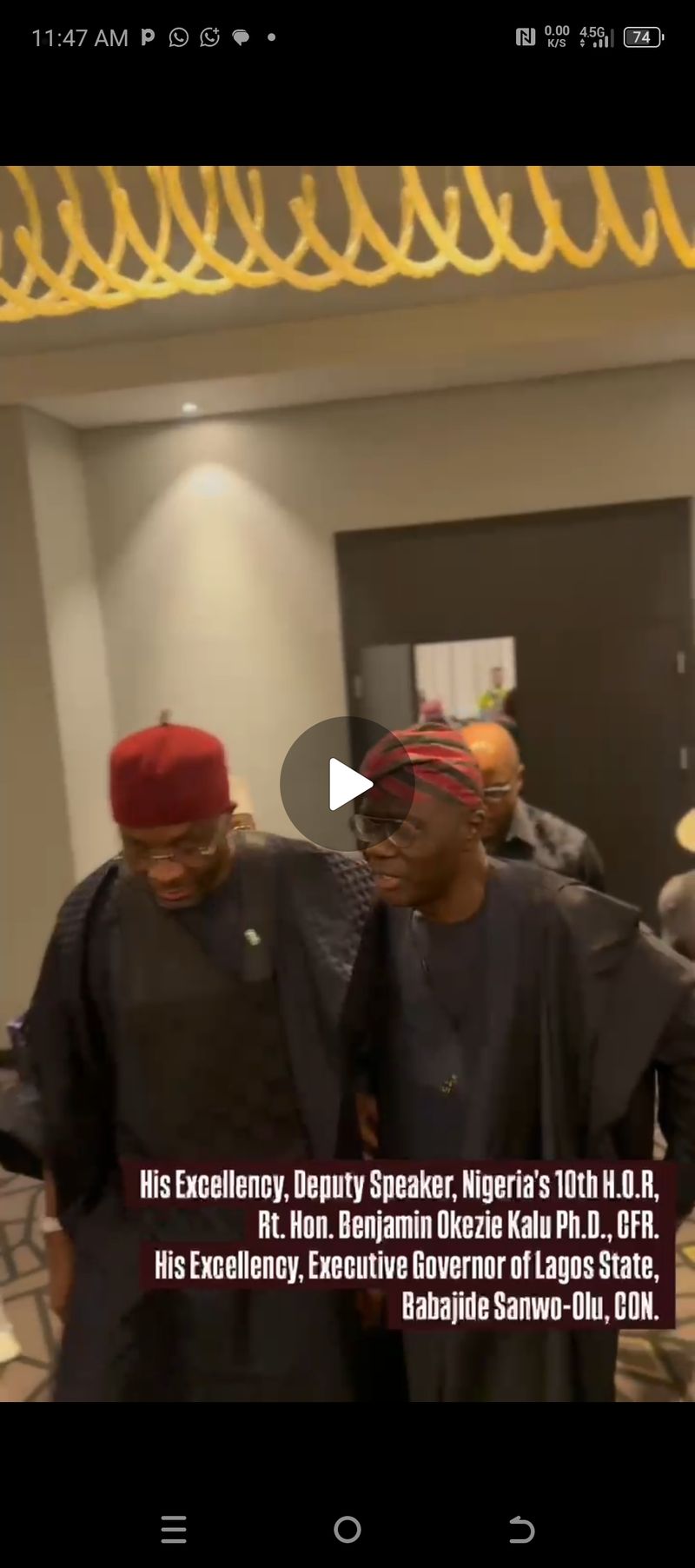 Get yourself a good representative member. E get why.