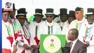 UPDATED: Shettima, Akpabio, APC Govs In Bayelsa As Diri Joins Ruling Party