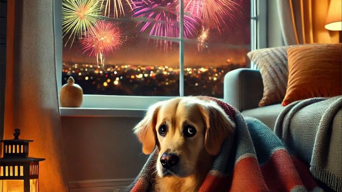 Bảo vệ các bé chó mèo trong đêm pháo hoa chào năm mới!