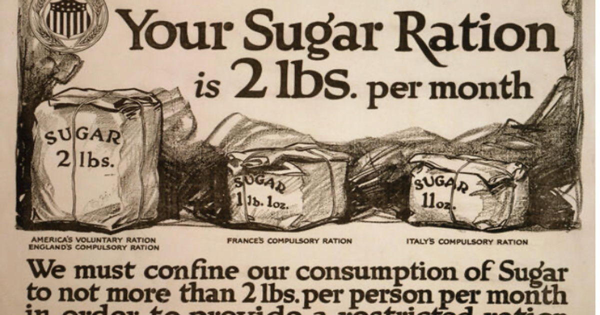 Sugar Rationing WWII Sugar Rationing Boosts Kids' Health